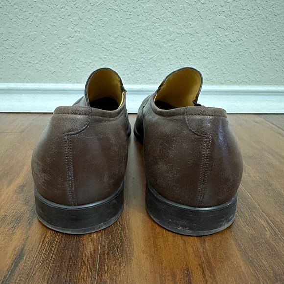 BALLY Brown Calf Leather Slip On Loafers Thor/131 - Picture 7 of 12
